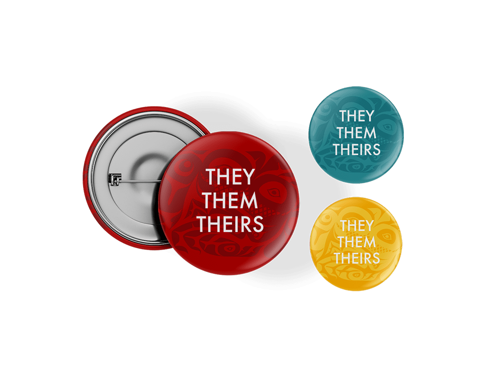 pronoun button