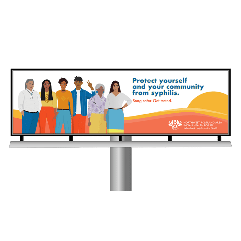 Protect yourself and your community from syphilis community billboard.