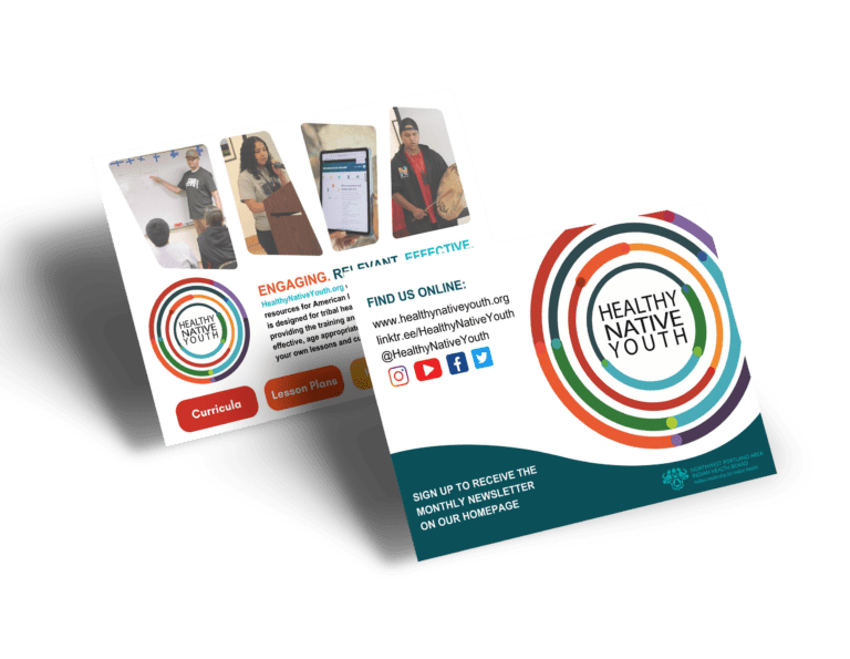 Healthy Native Youth Postcard