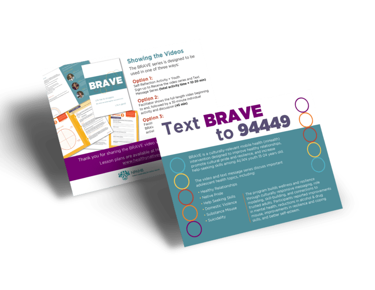 BRAVE Marketing Postcard