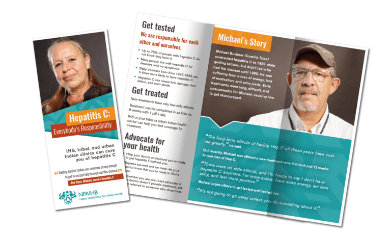 Hep C Patient Pamphlet mockup