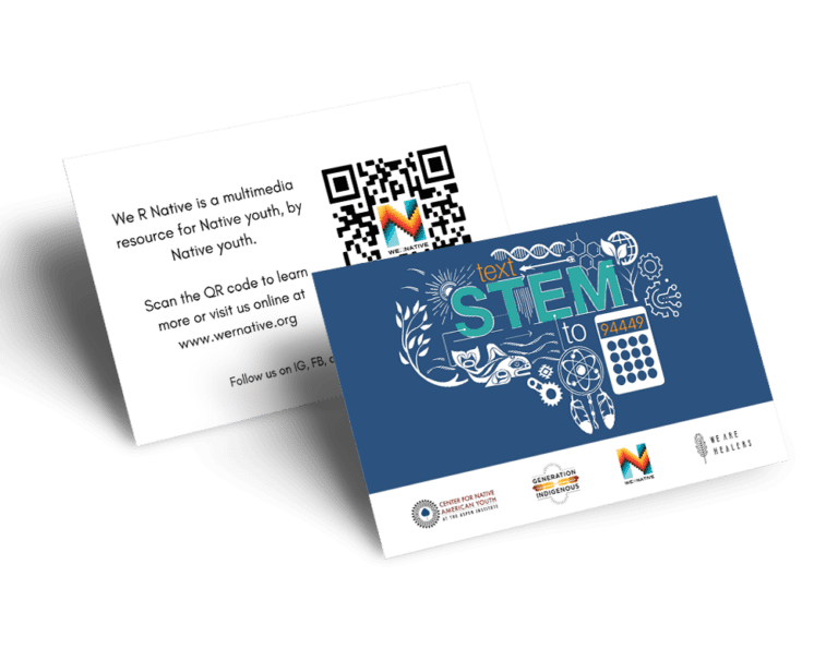 Text STEM to 94449 Postcard