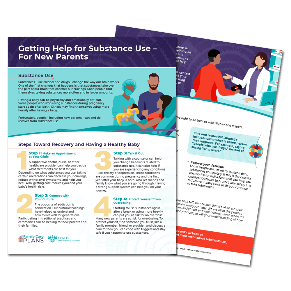 Getting Help for Substance Use - For New Parents Fact Sheet