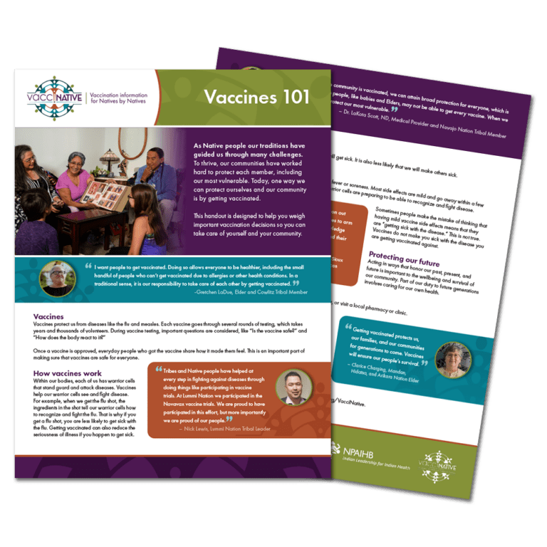 Image of Vaccines 101 Handout